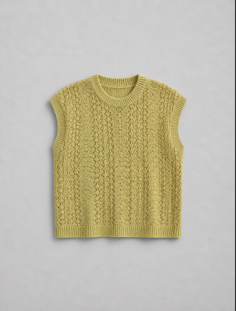 Lockeres Strick Tanktop