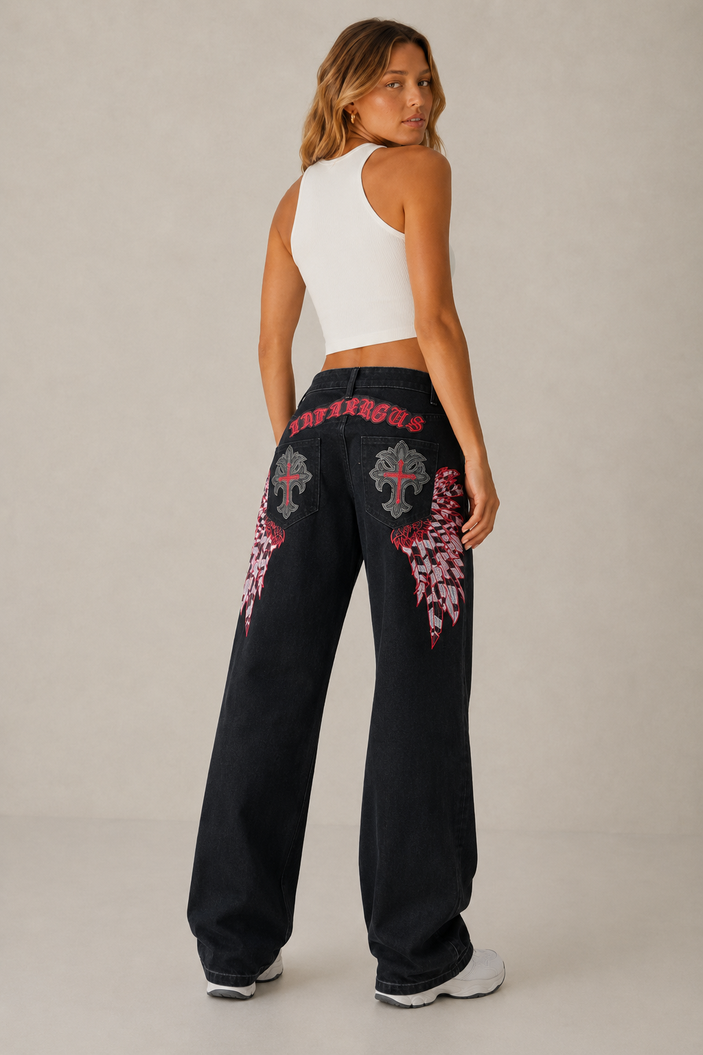 Wide Leg Jeans im Streetwear Look