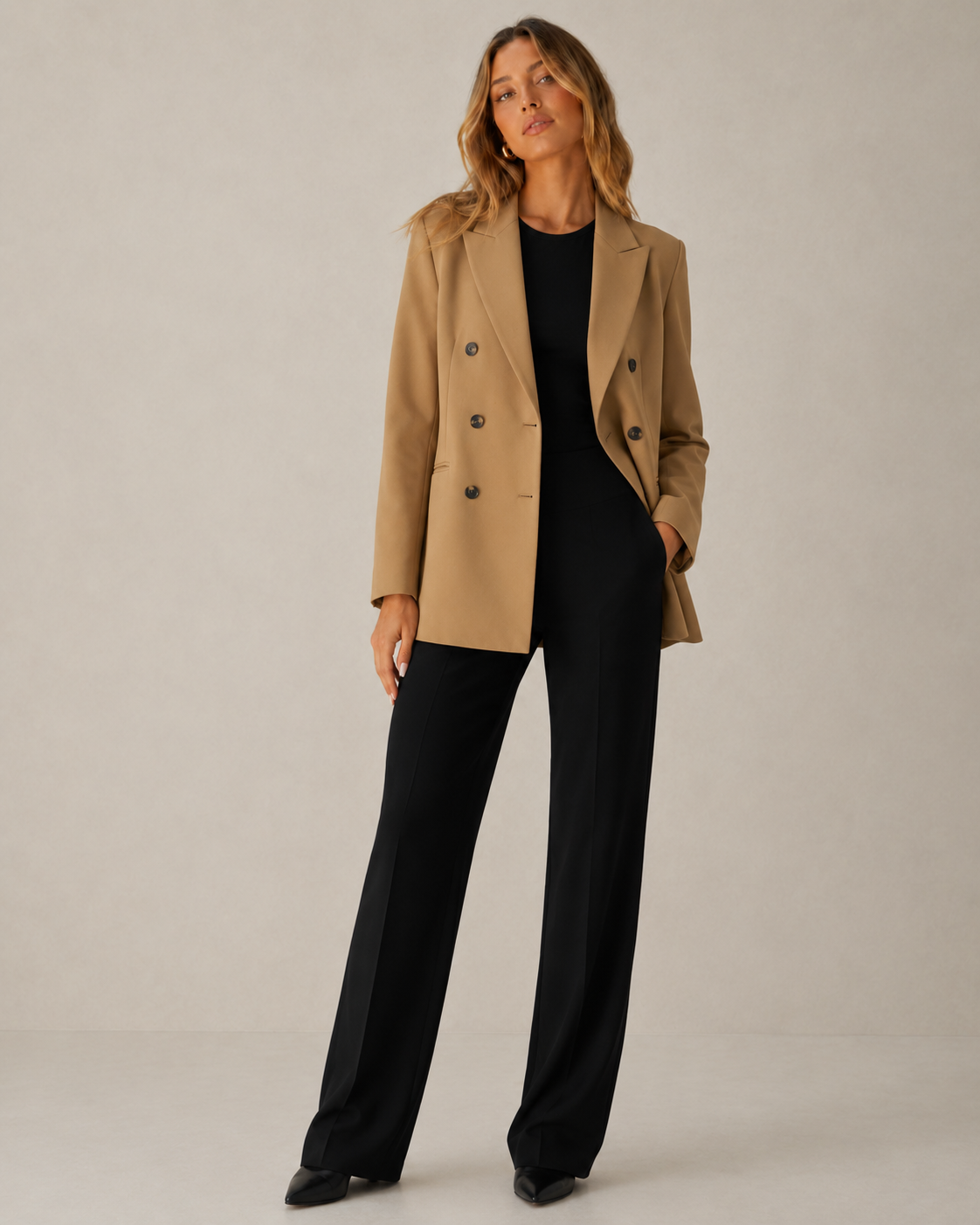 Lockerer Vintage Damenblazer