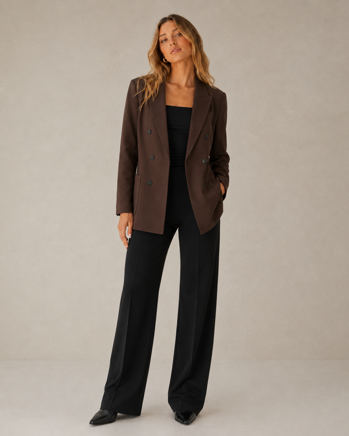 Lockerer Vintage Damenblazer