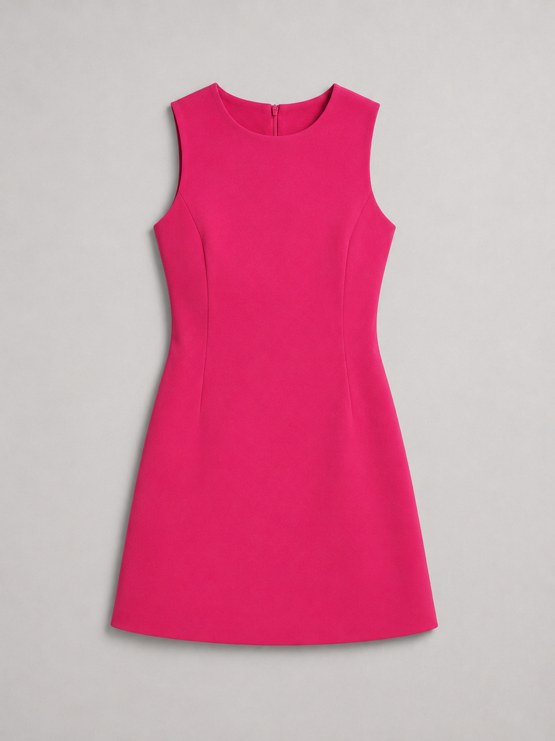 Ärmelloses Strick Mini Kleid