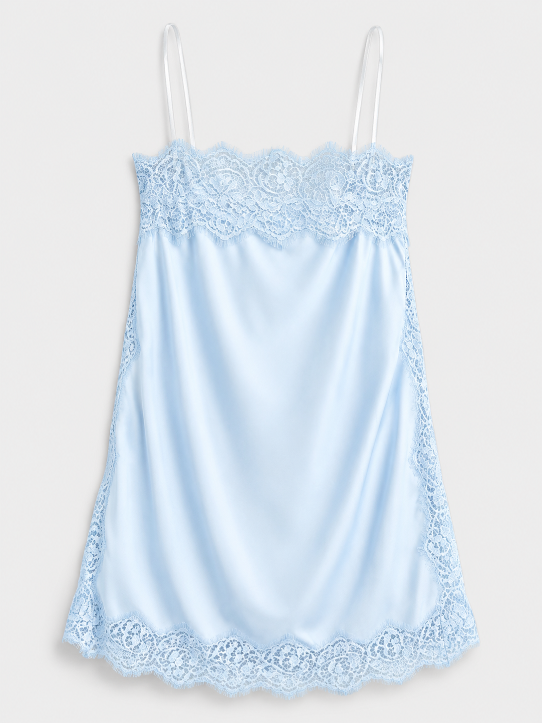 Satin Camisole mit Spitze