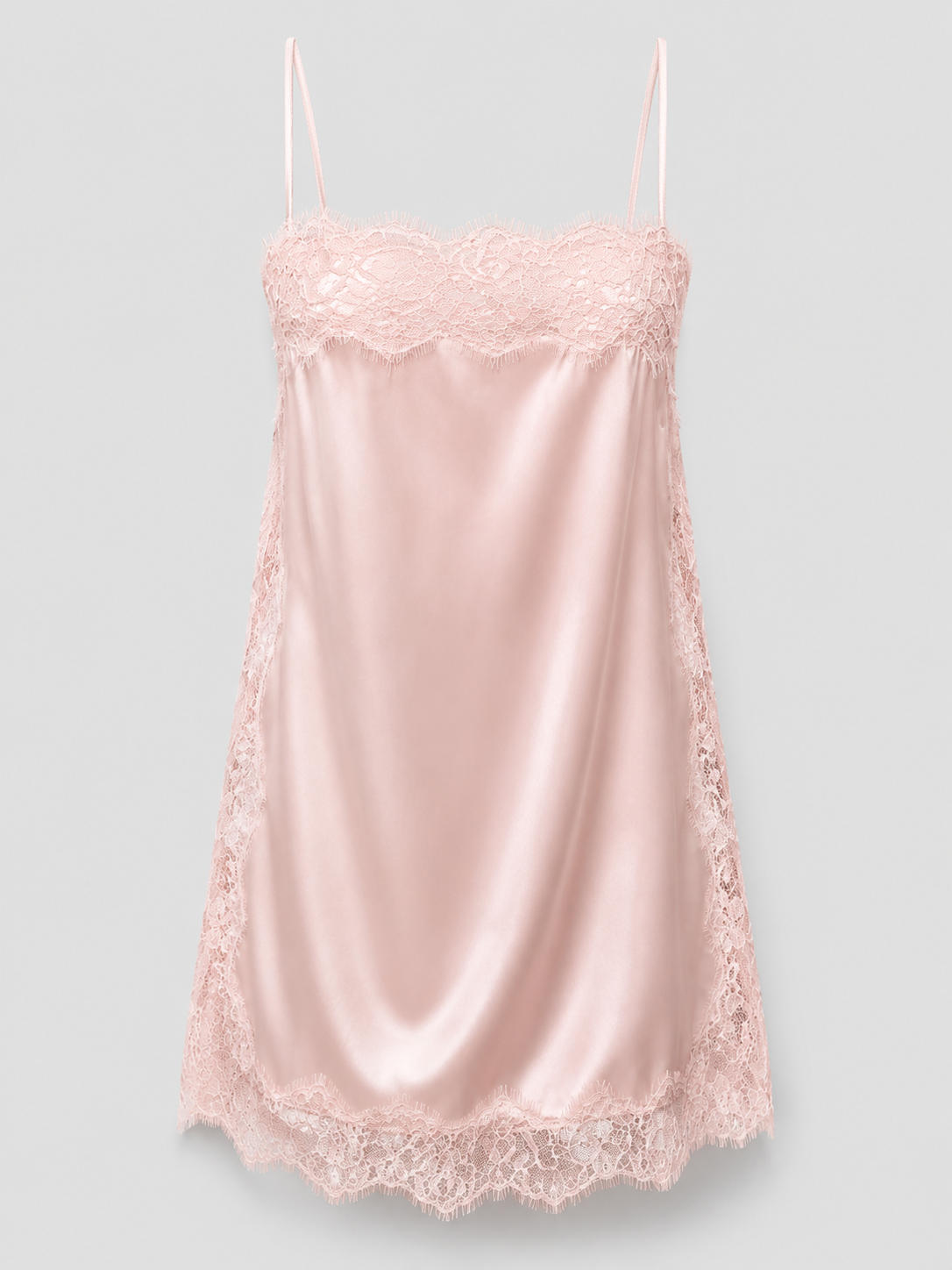 Satin Camisole mit Spitze