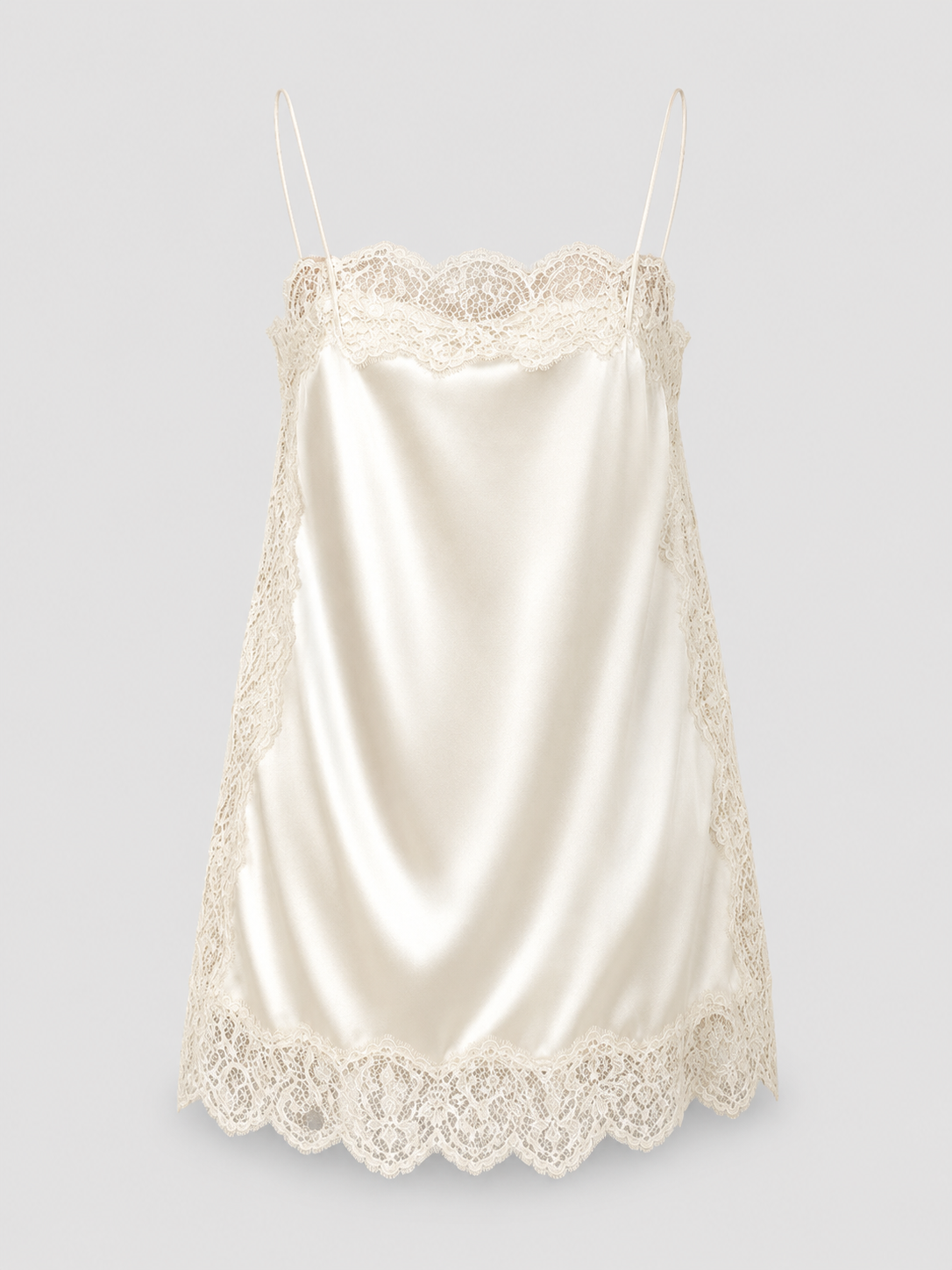 Satin Camisole mit Spitze