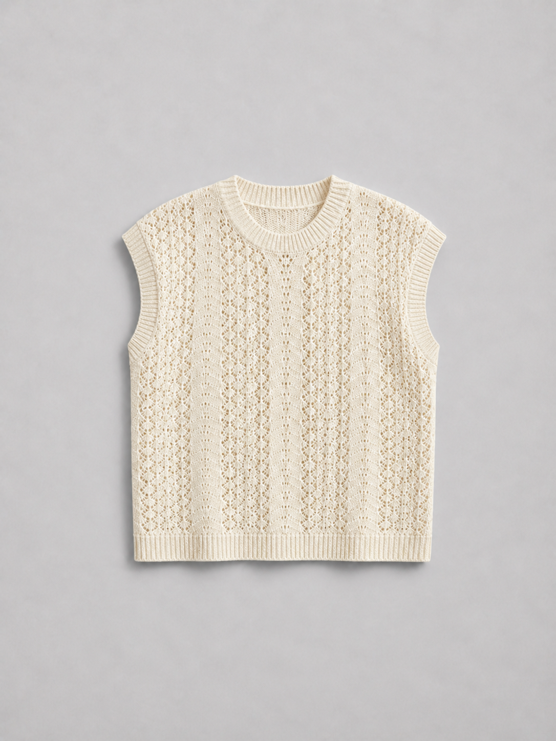 Lockeres Strick Tanktop