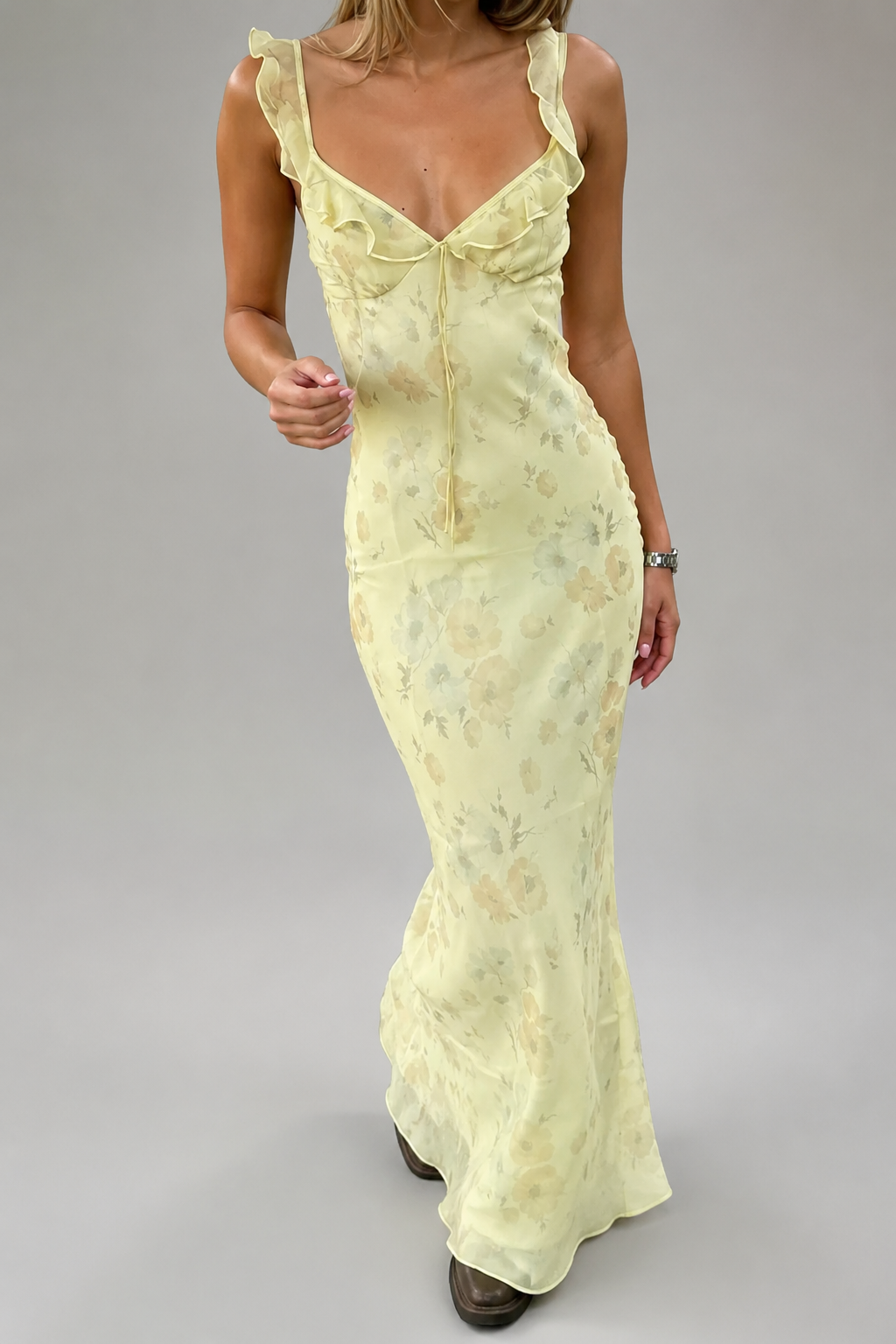 Florales Sommer Maxikleid